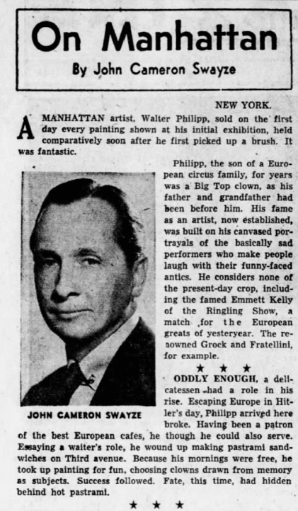 1952 June 26 - St. Louis Post Dispatch - Walter Philipp
